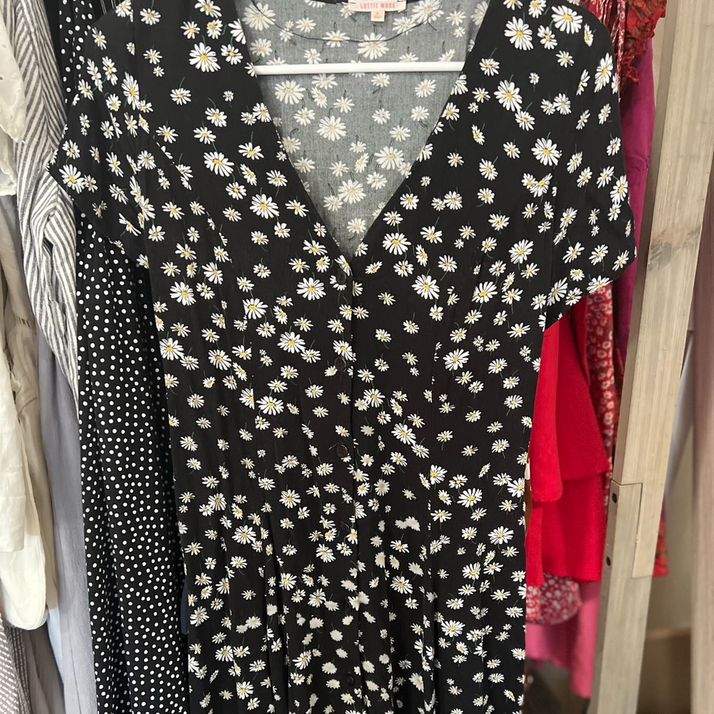 Floral summer dress womens